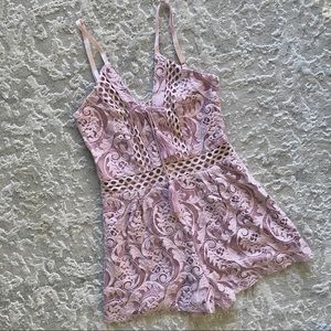 Classy Mauve Pink Romper 💝